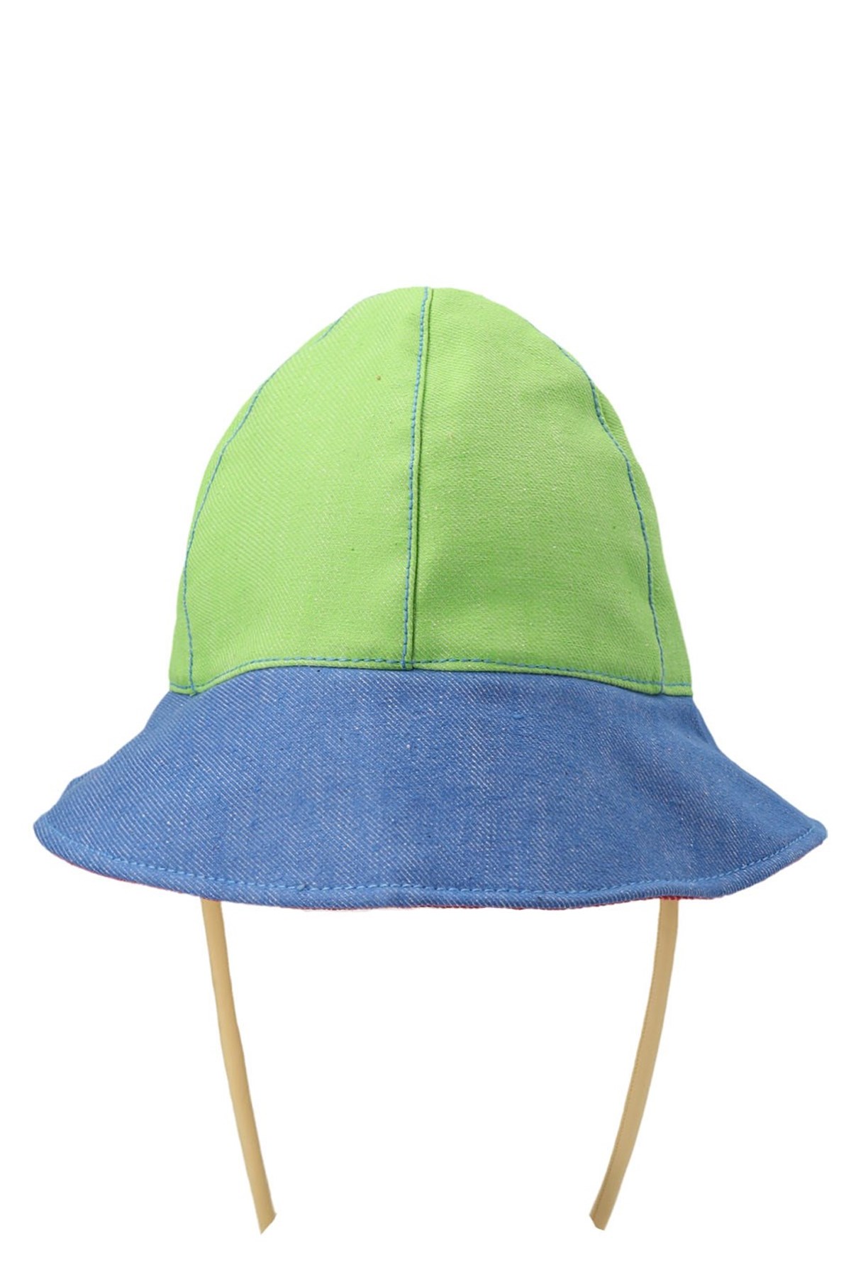 Multicolor Denim Bucket Hat