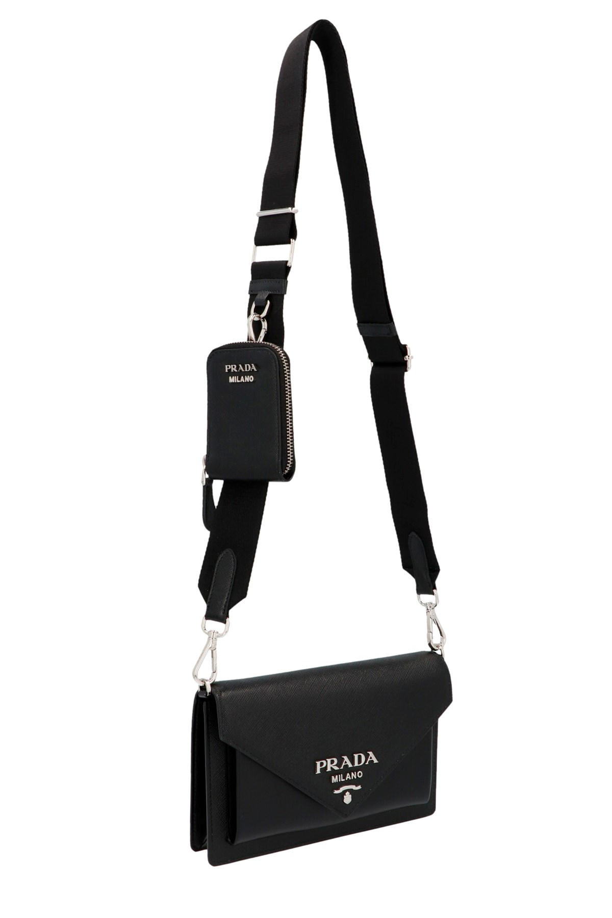 PRADA 'Trick' Appliqué Mini Crossbody Bag