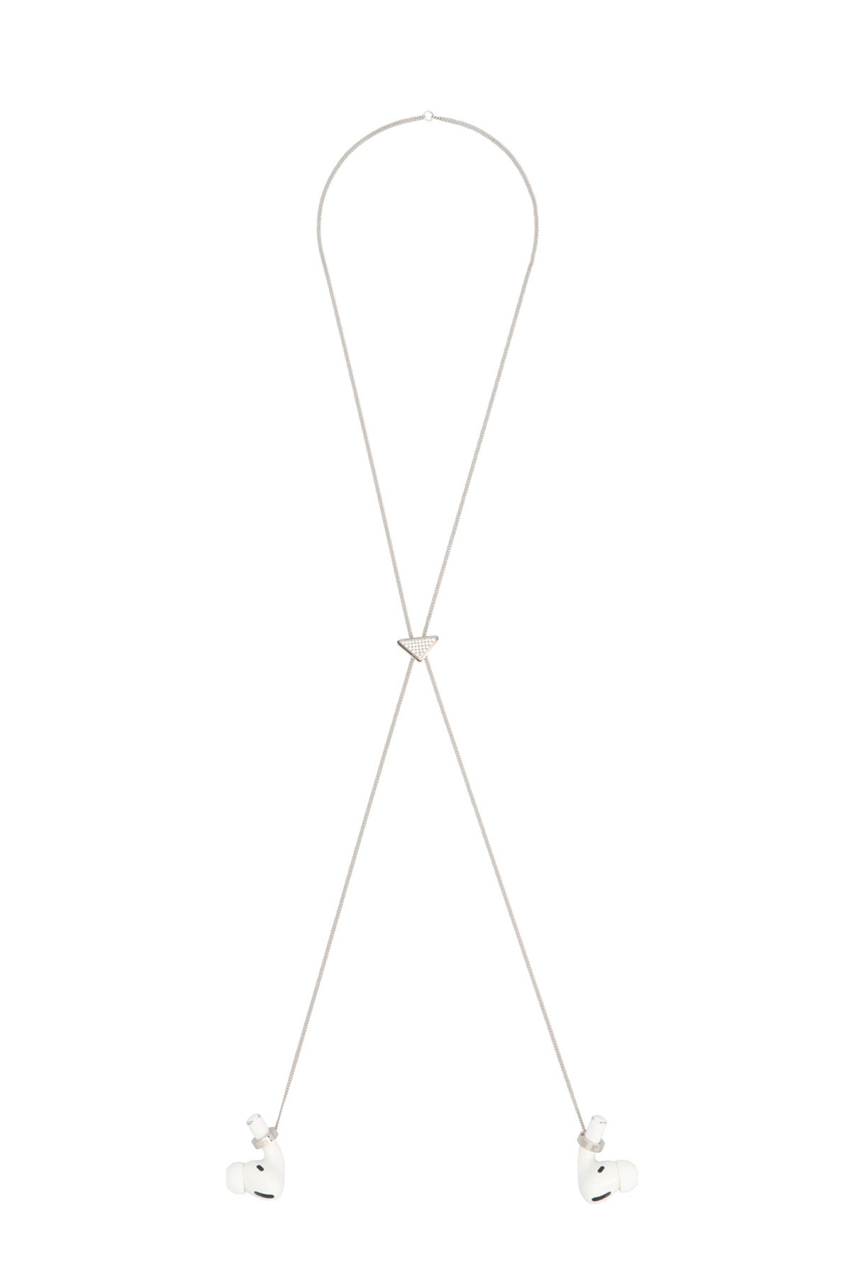 PRADA Halskette Für Airpods Pro 'Crystal Logo Jewels'