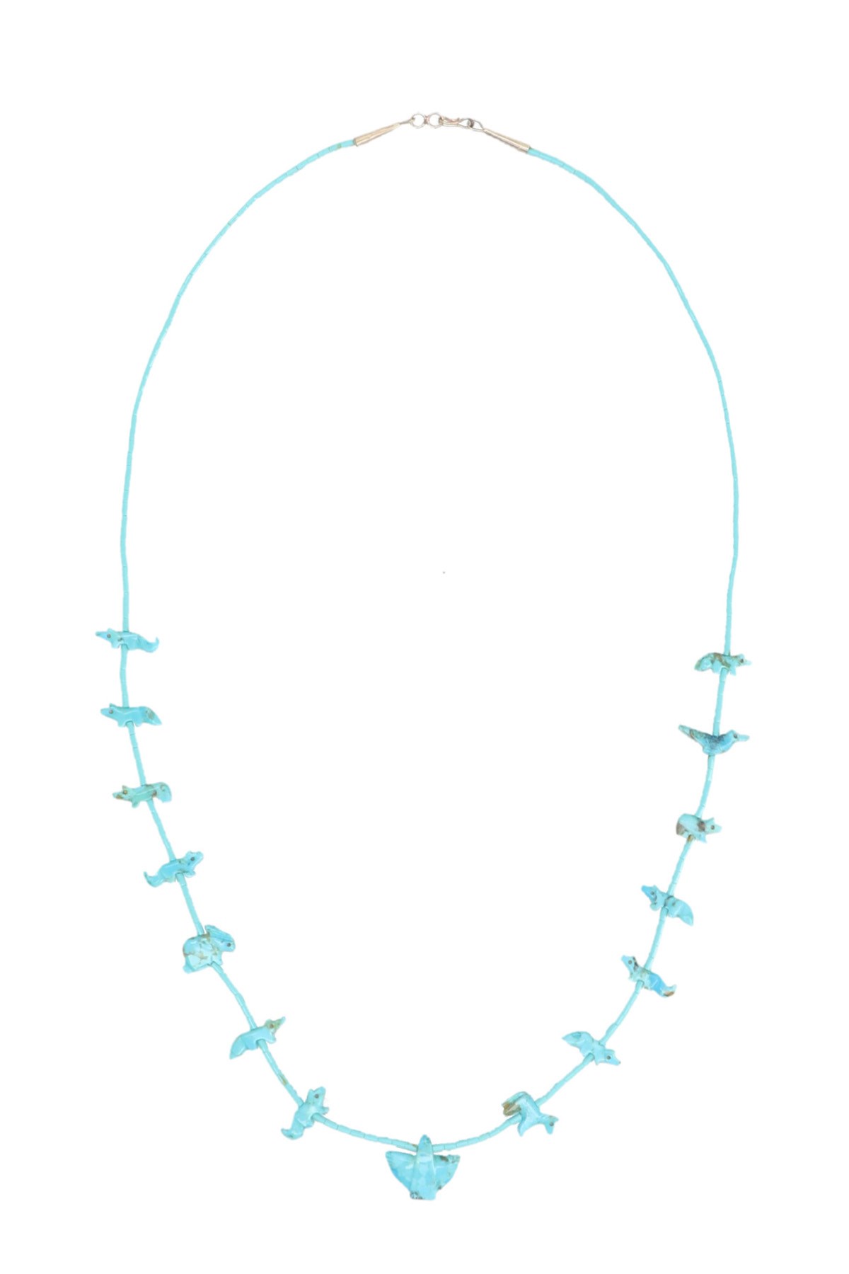 JESSIE WESTERN 'Turquoise 26 Power Animals’ Necklace