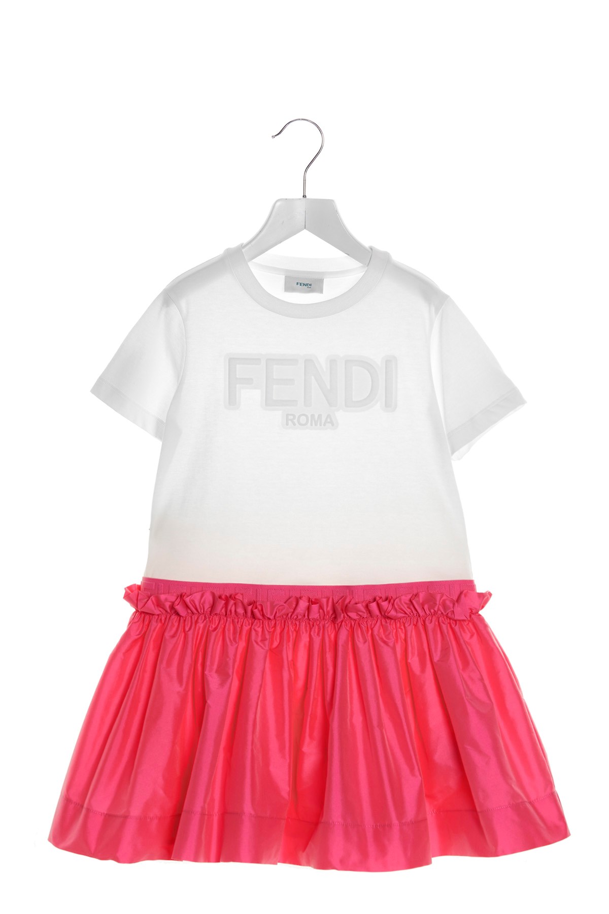 FENDI KIDS Zweifarbiges Kleid