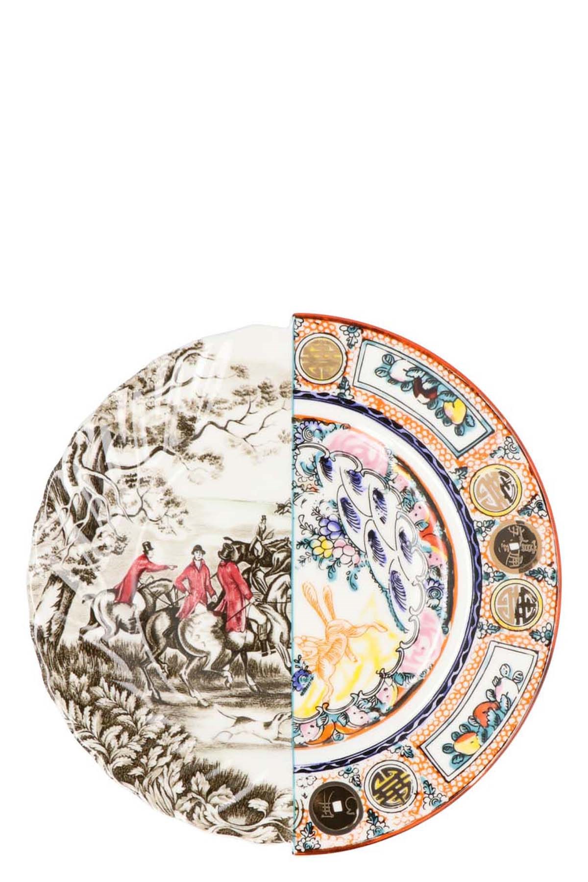 Seletti 'hybrid Eusapia' Plate ⌀ 27,5 Cm In Multi