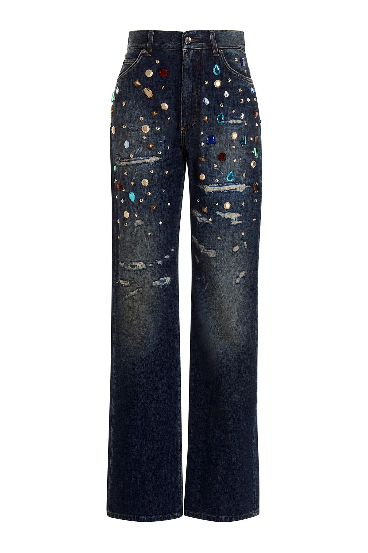 DOLCE & GABBANA Jeans Mit Auf Applikationen Mit Kristallen