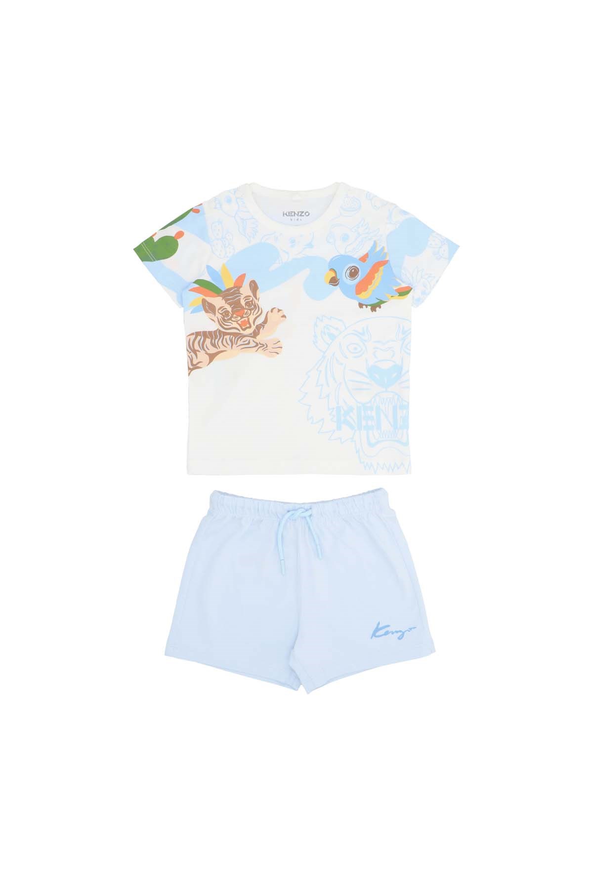 KENZO KIDS Satz: T-Shirt Und Bermuda-Shorts