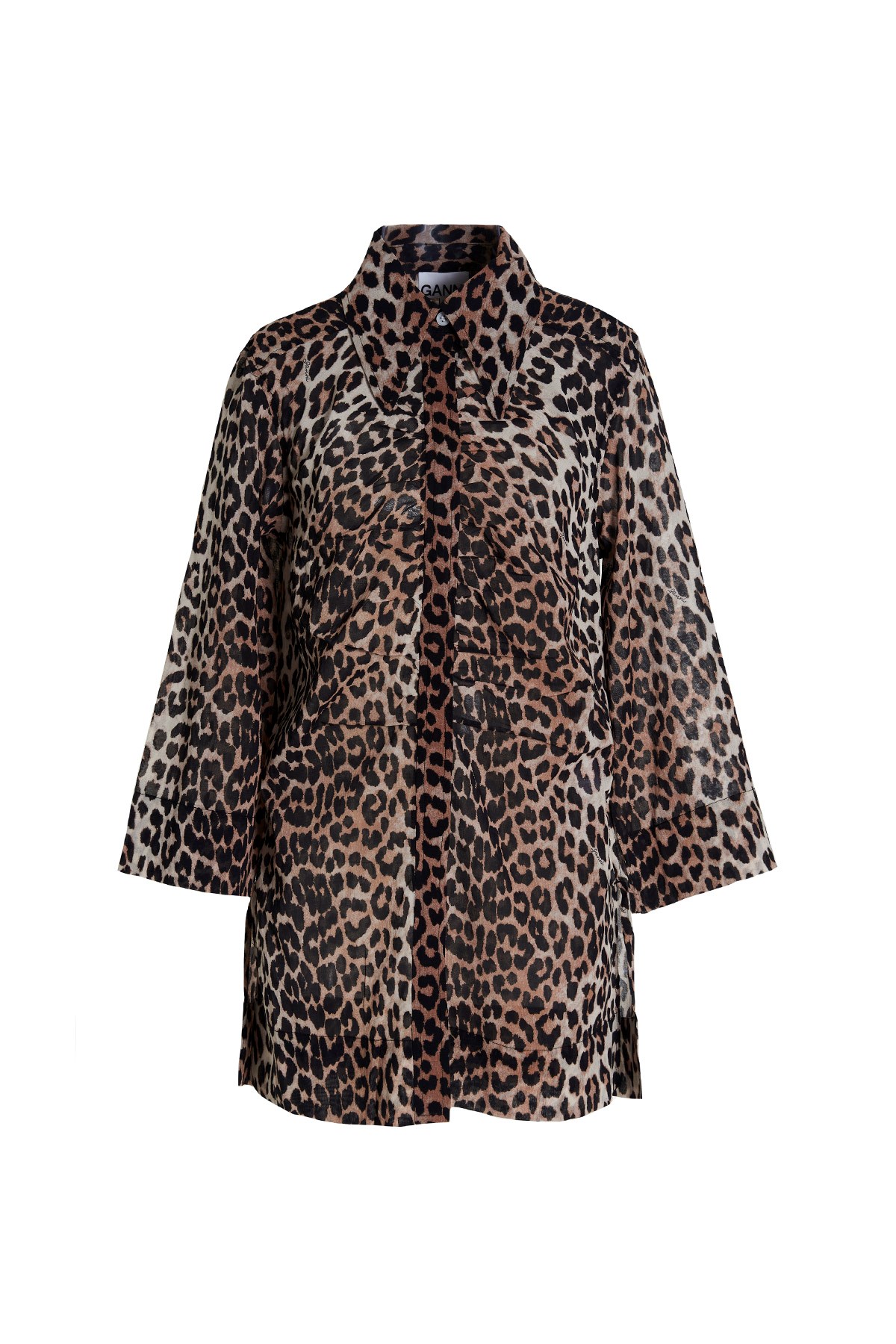 GANNI Kleid 'Leopard'
