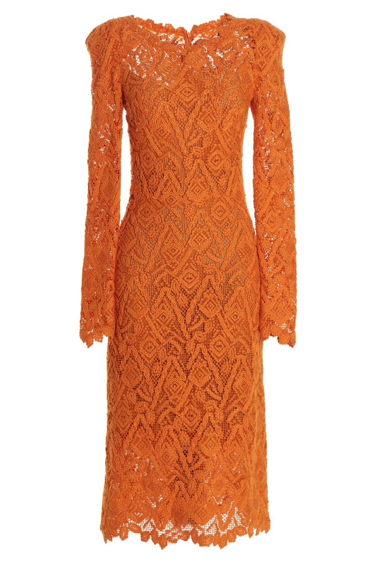 Macramé Lace Dress - Size 40 IT