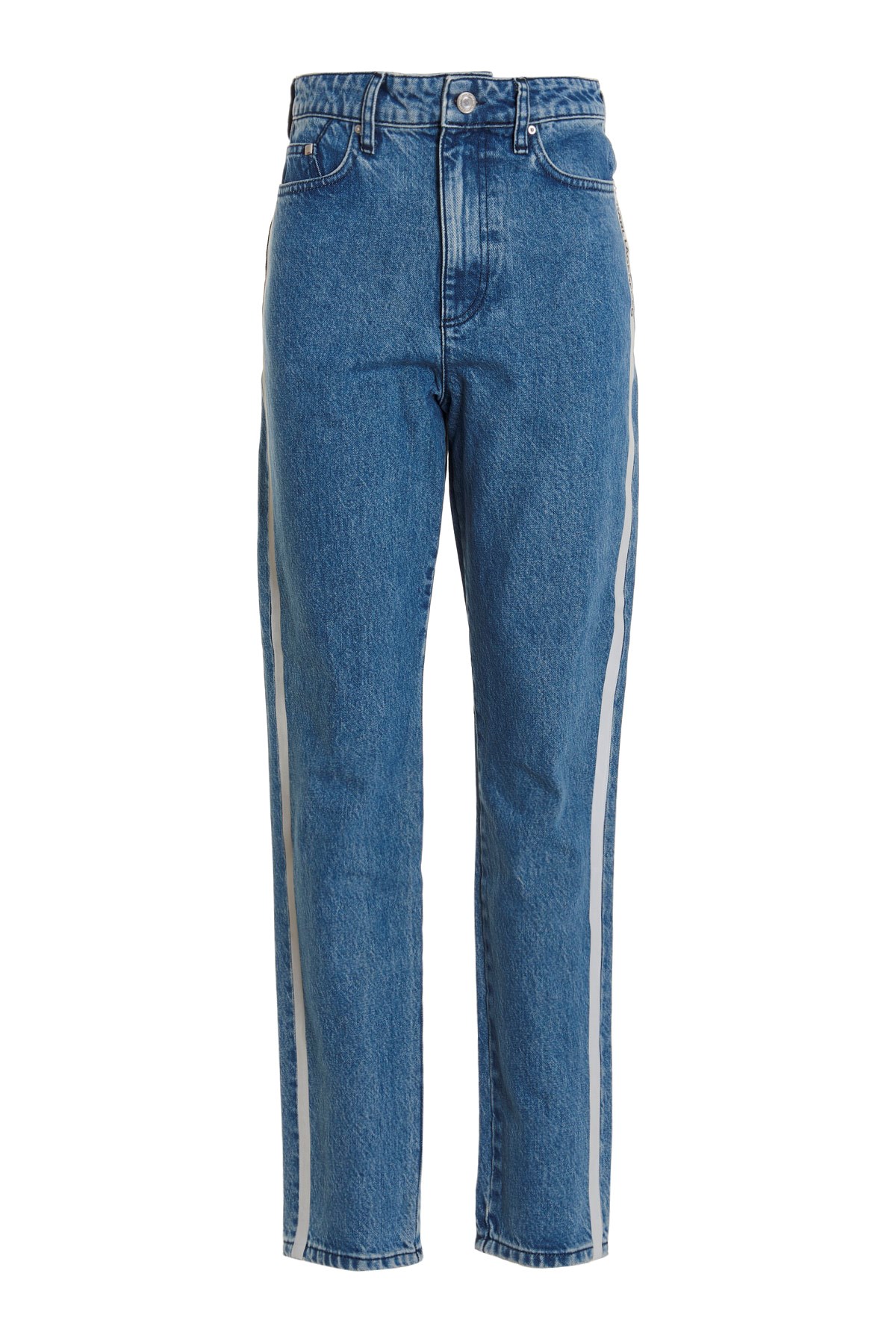 KARL LAGERFELD Reflektierende Passamanry-Jeans