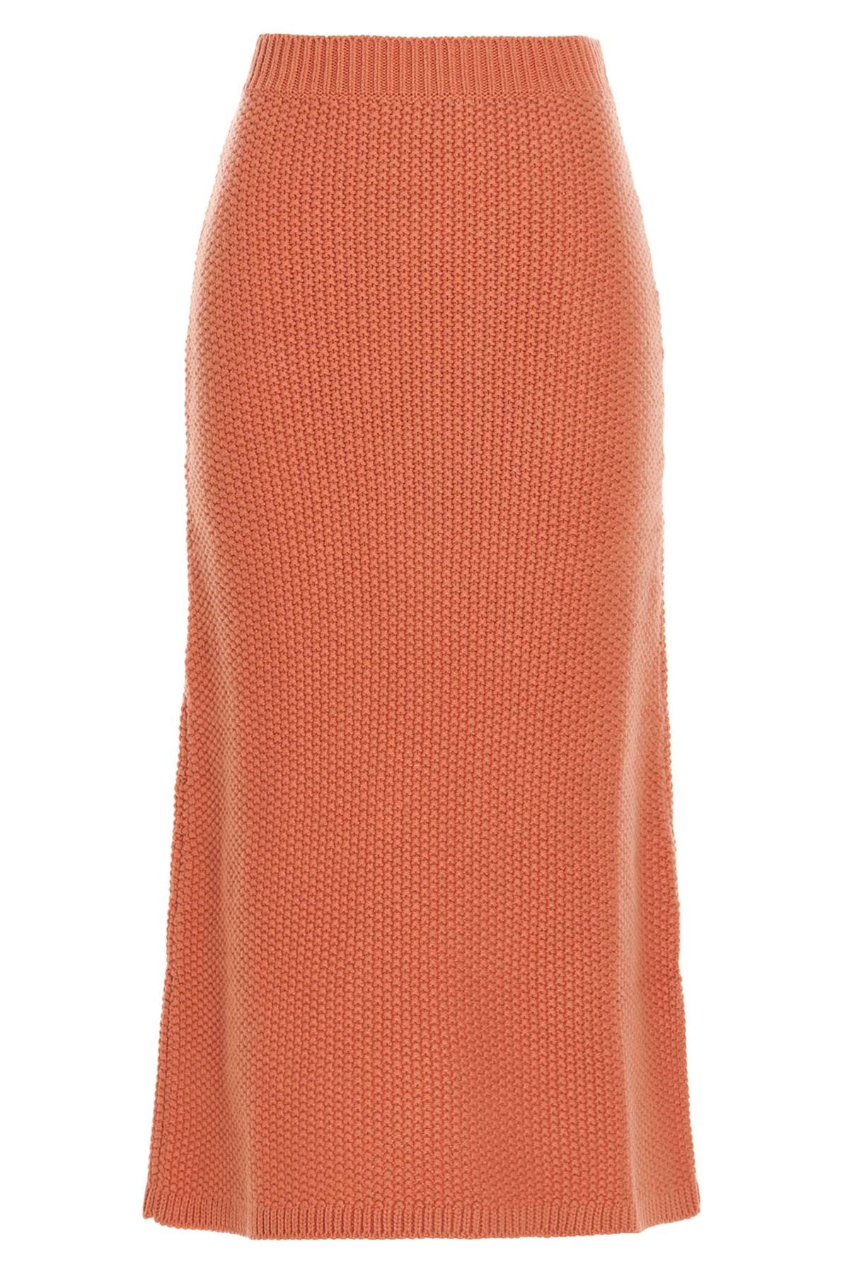 Jil sander Satin skirt with side slit available on julian