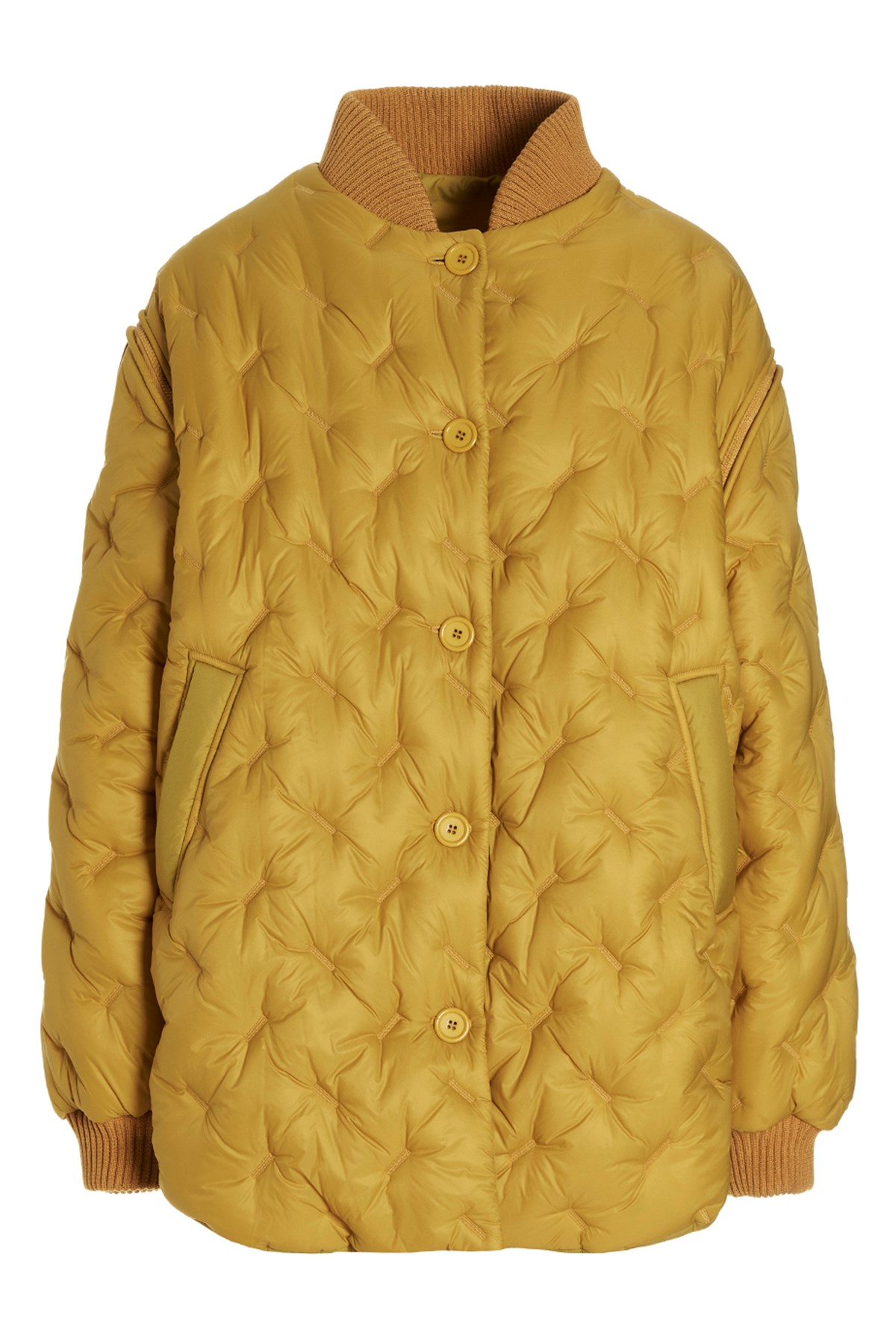 Sherpa Yellow Gang Reversible Bomber Jacket