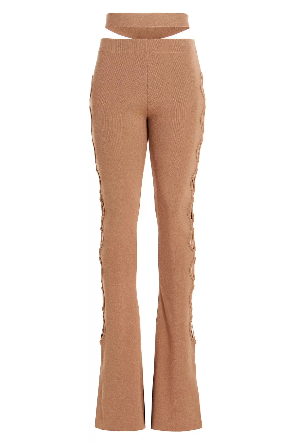 パンツ ANDREADAMO Cut out pants with lacing (ADFW22PA08770473 004) Andreādamo Cut-out laces pants - Black | ADFW22PA08770473004
