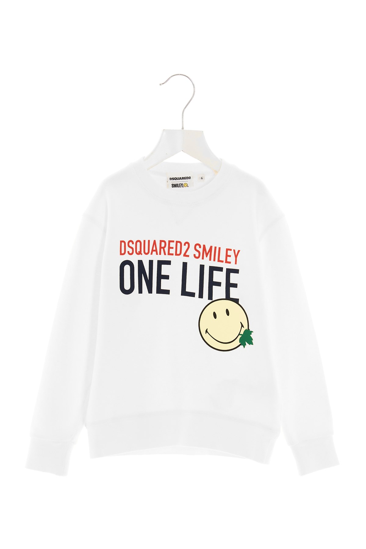 DSQUARED2 Sweatshirt 'One Life One Planet Smiley'
