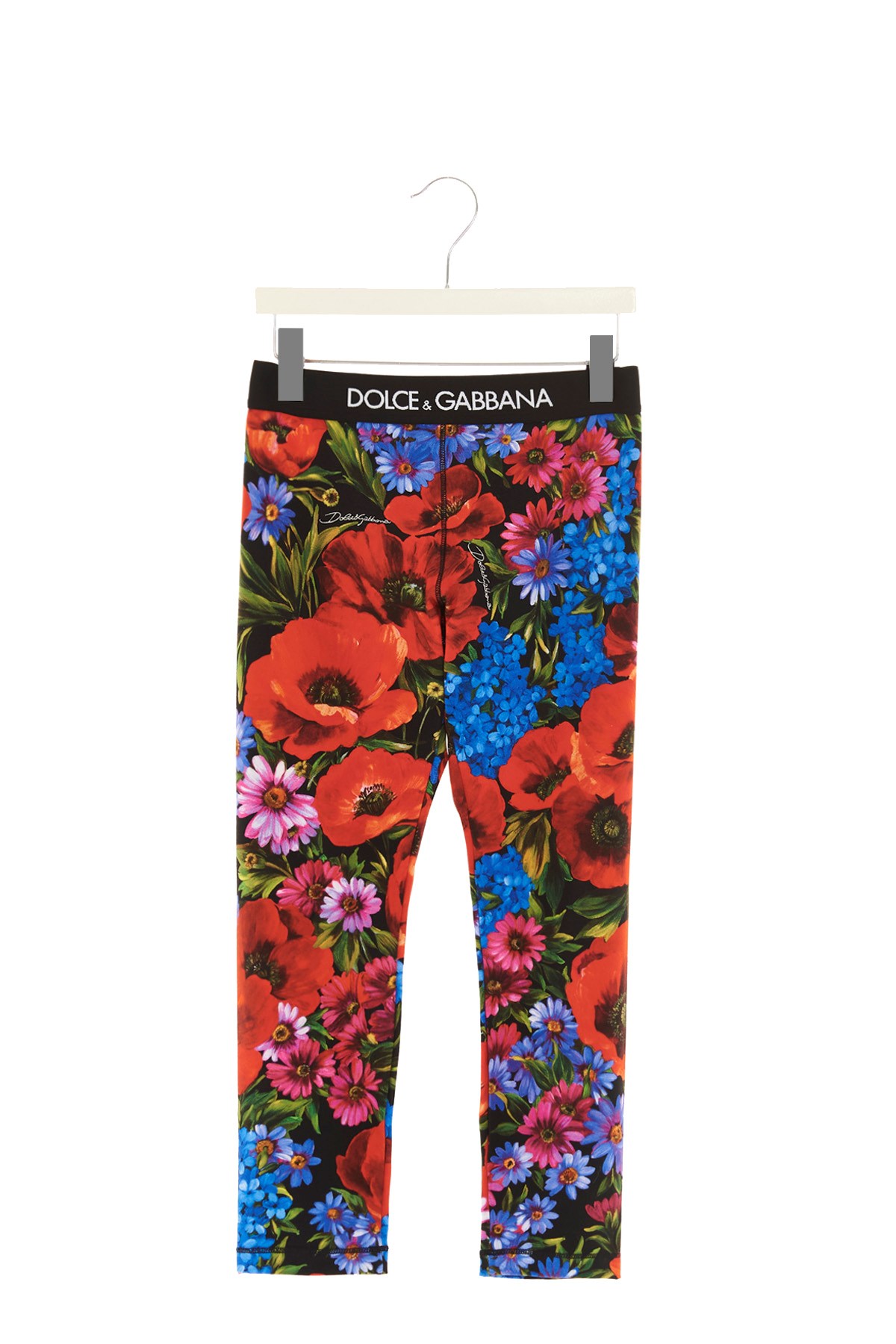 DOLCE & GABBANA Leggings Mit Floralem Logo