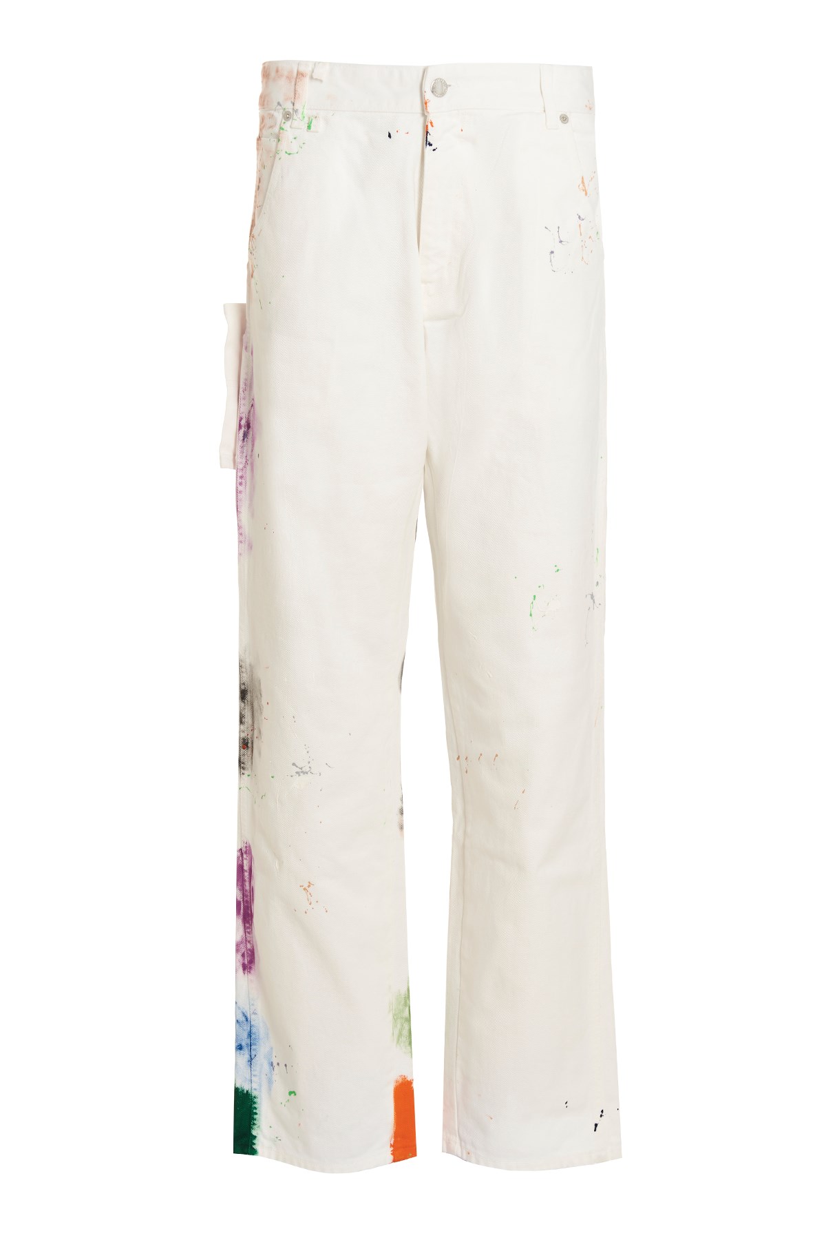 Darkpark Patchwork Splatter Denim Trousers