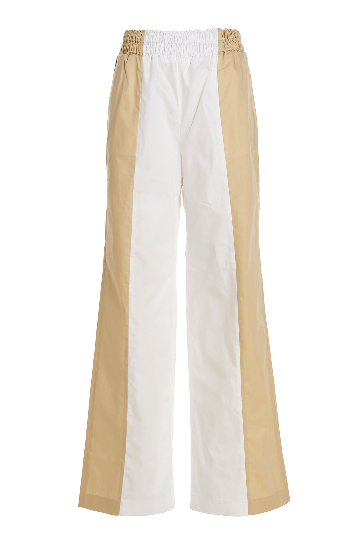 Fabiana Filippi Wide-leg Color-block Pants Side Pockets