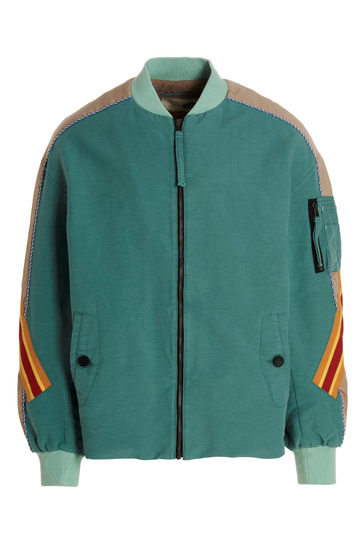 Incotex Red X Facetasm Contrasting-band Bomber Jacket