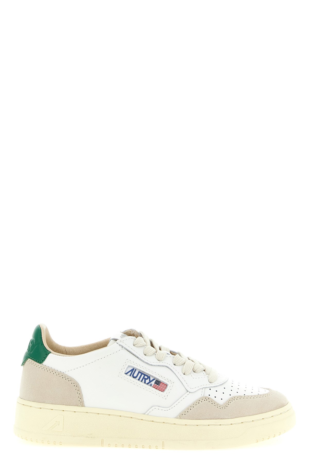 AUTRY Autry Medalist Low Leather And Suede Sneakers