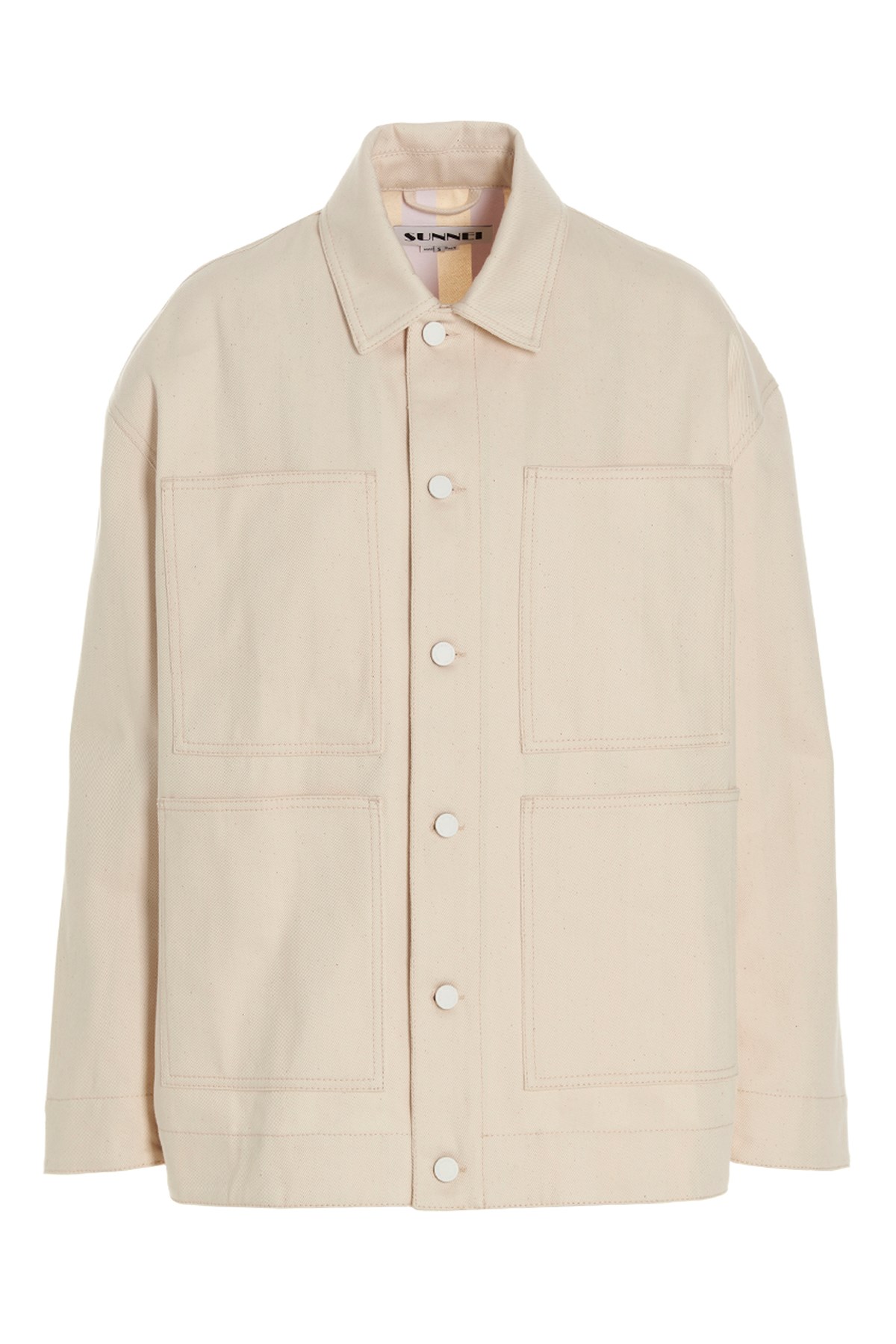 Sunnei White Belli Dentro Jacket In Neutral