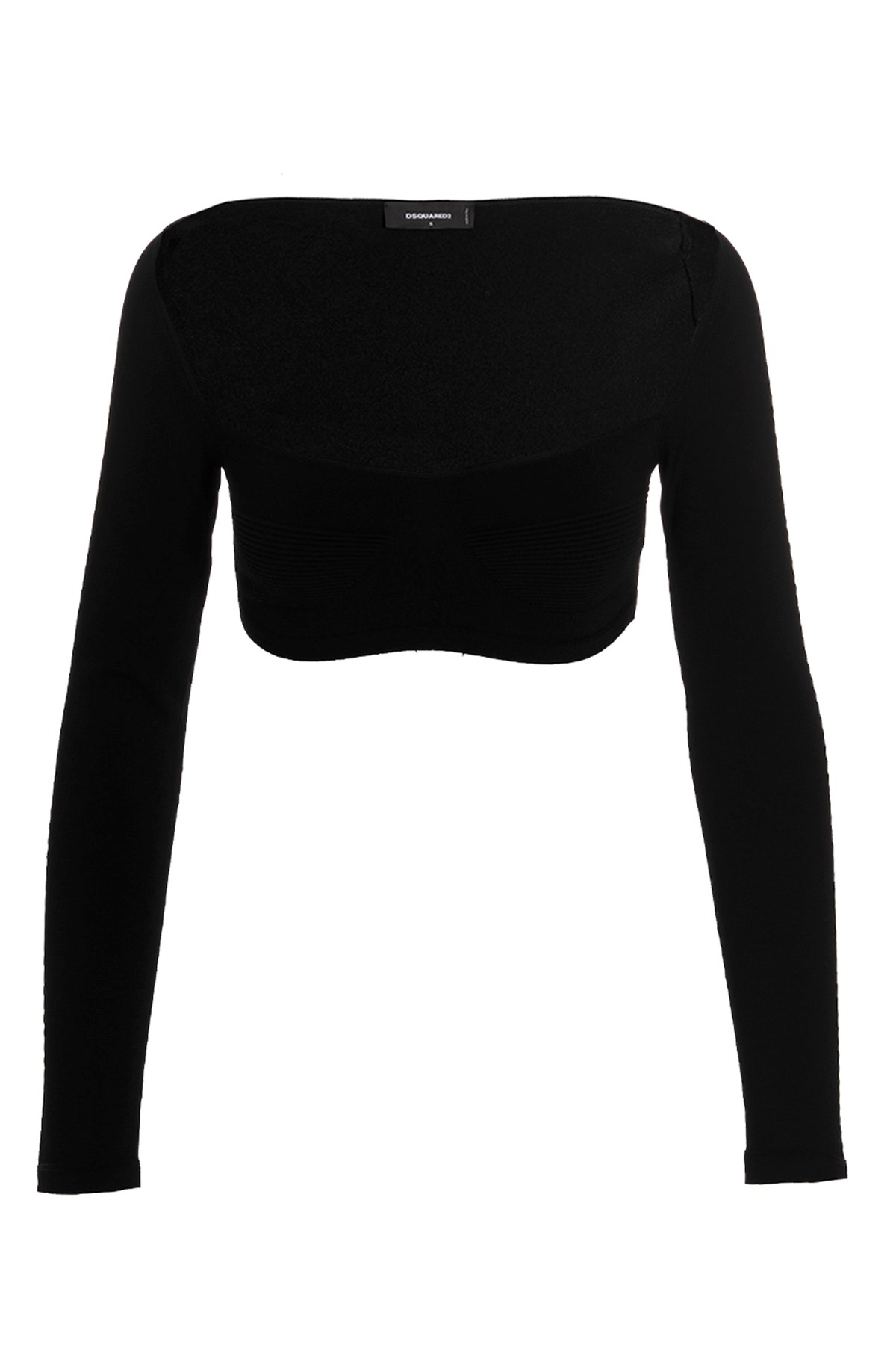 Shop Dsquared2 Ribbed Cropped Sweater
