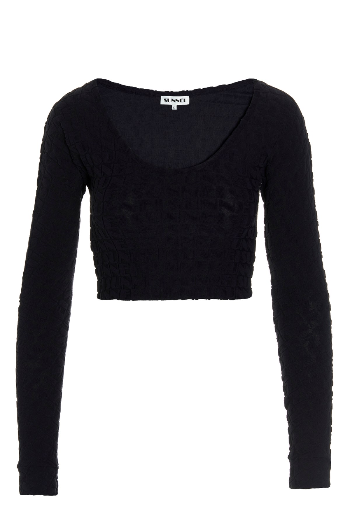 Sunnei Long-sleeved Blouse With Round Neck