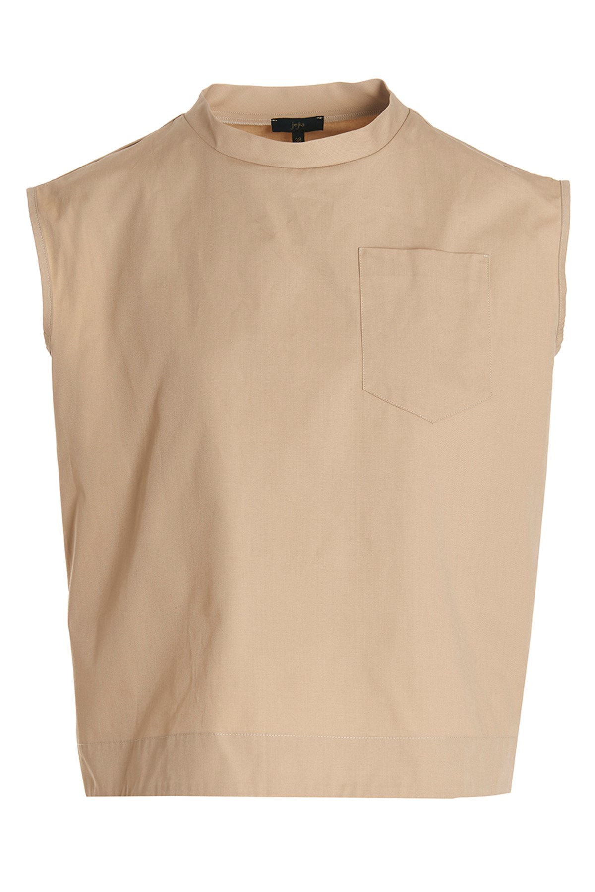 Jejia Sleeveless Blouse With Round Neck