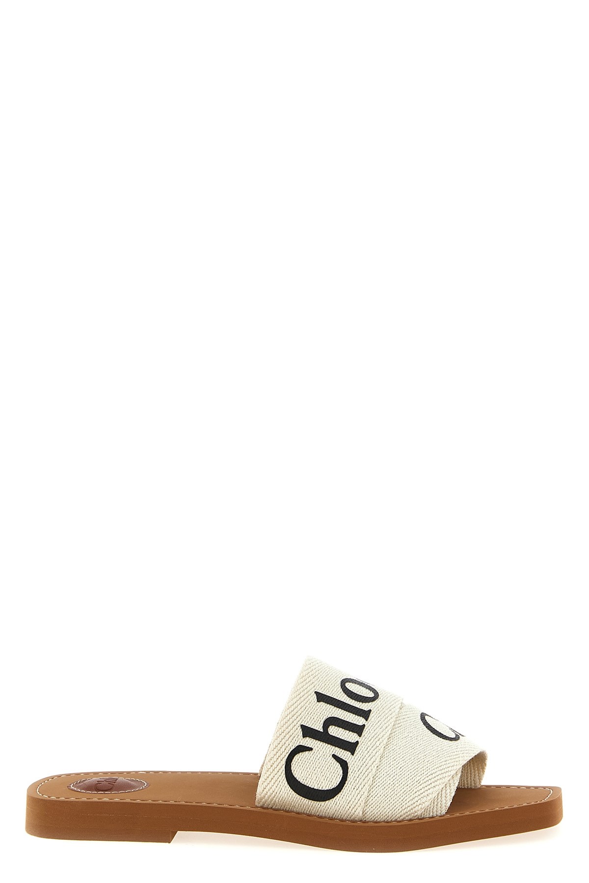 Chloé 'woody' Sandals In White