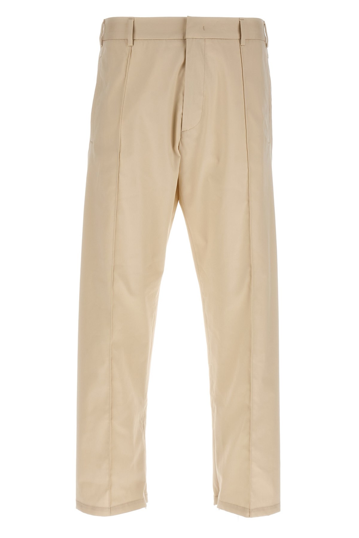 424 Trousers With Pleats At The Front In Orange