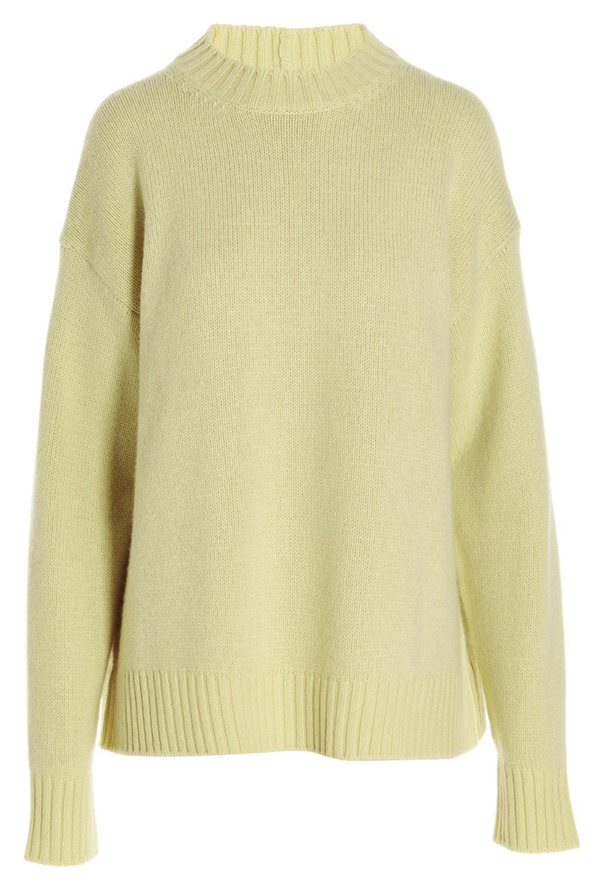 Jil Sander Cachemire Blend Crewneck Sweater With Relaxed Fit