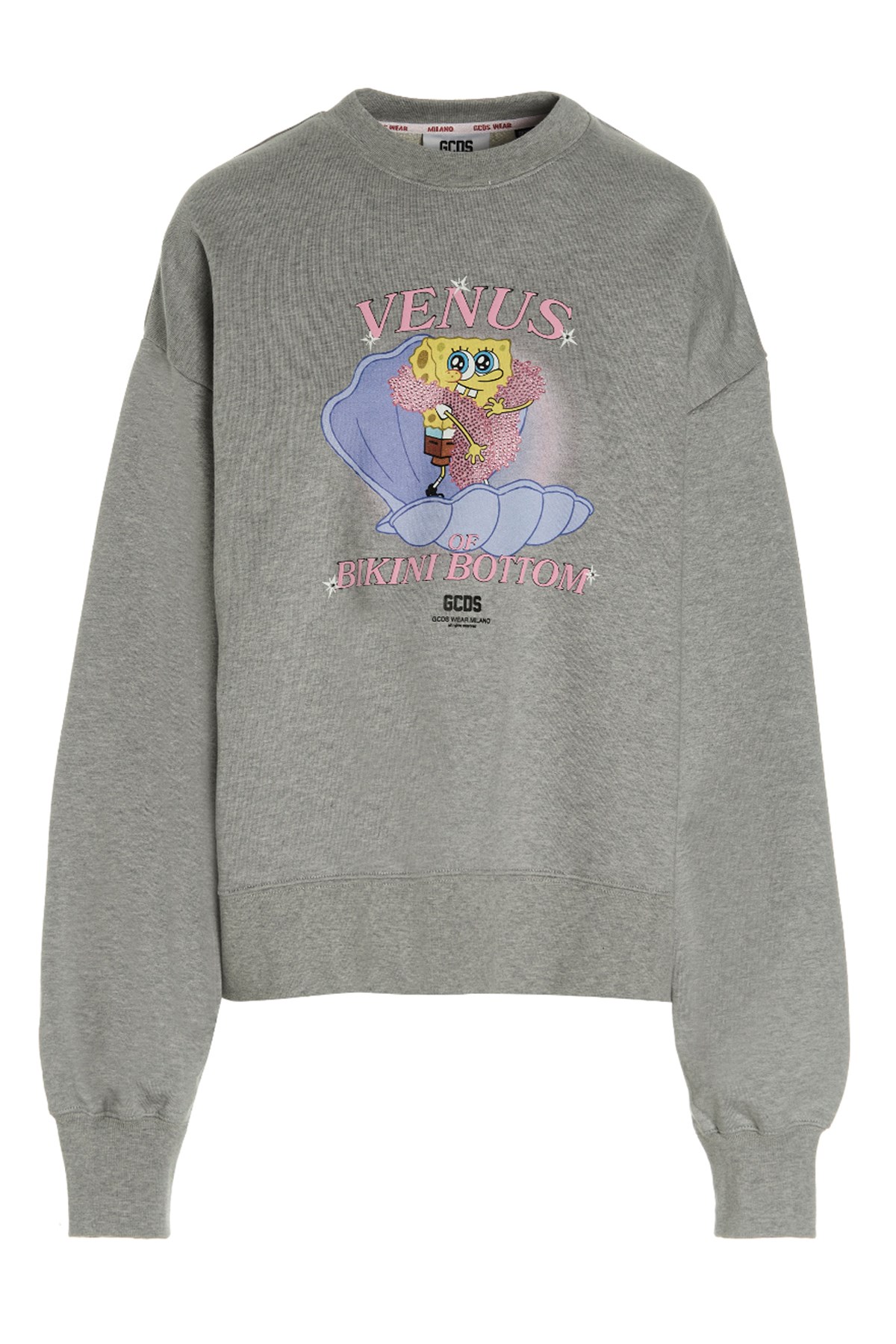 Gcds 'venus' Capsule Spongebob Sweatshirt In Gray