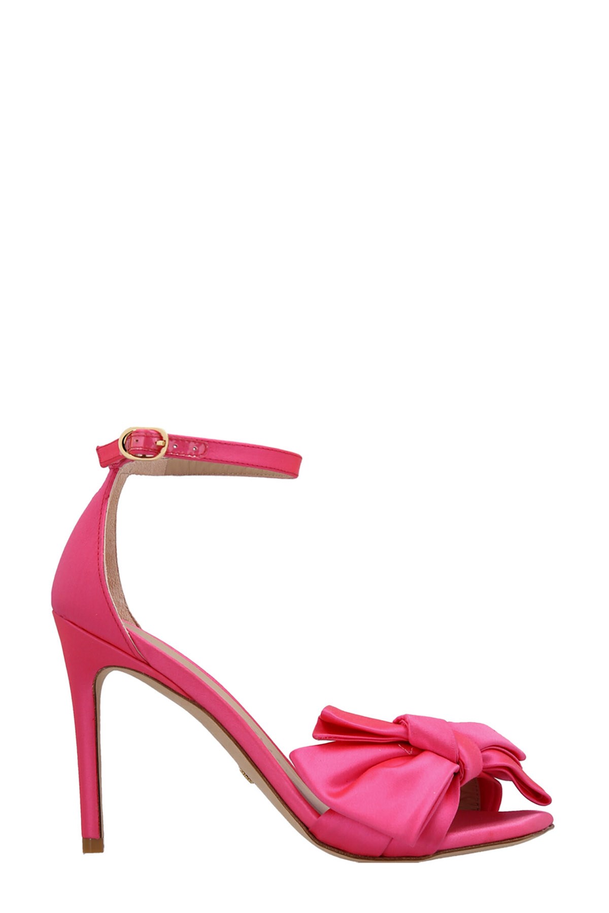 Stuart Weitzman Nudistcurver Loveknot Sandals Fuchsia