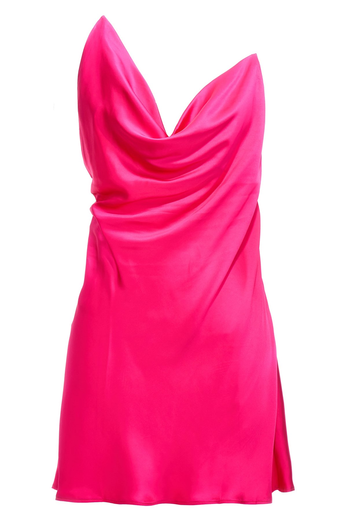 Satin Dress - Size 34 FR