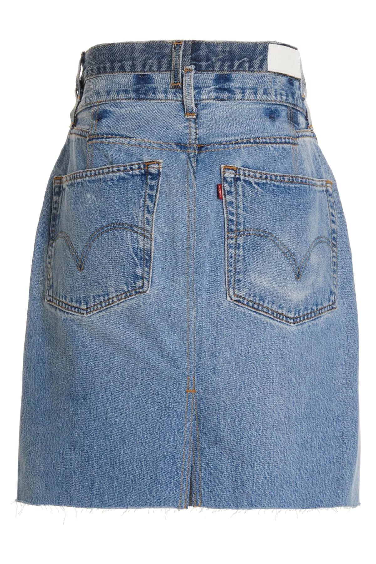 Re/done 'double waisted pencil' re done x levi's skirt