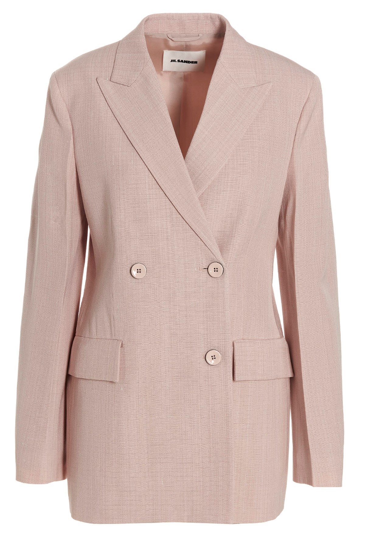ジャケット JIL SANDER Double breast blazer jacket Pink Jil Sander Double Breast Blazer Jacket Blazer And Suits Pink