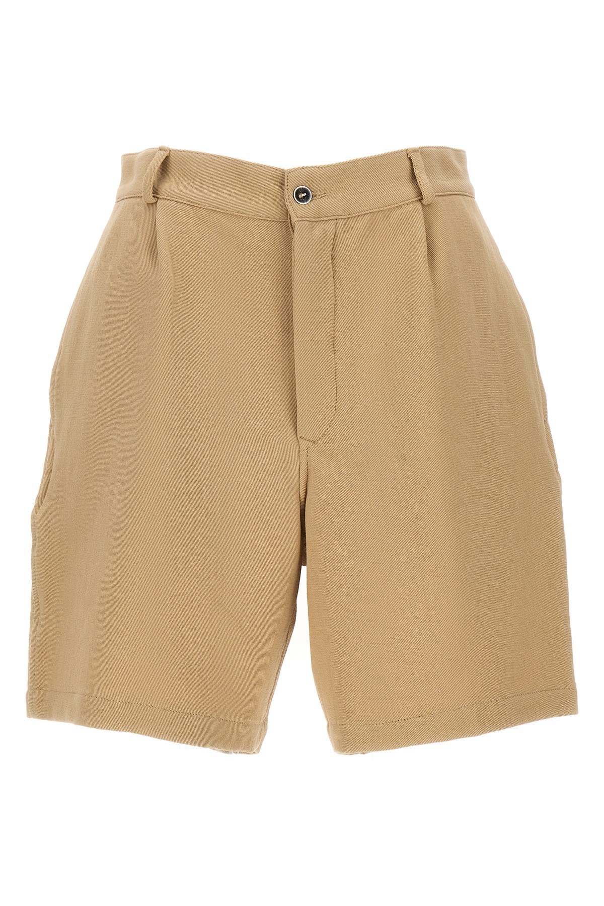 Fortela Beige Jillian Bermuda Shorts In Brown