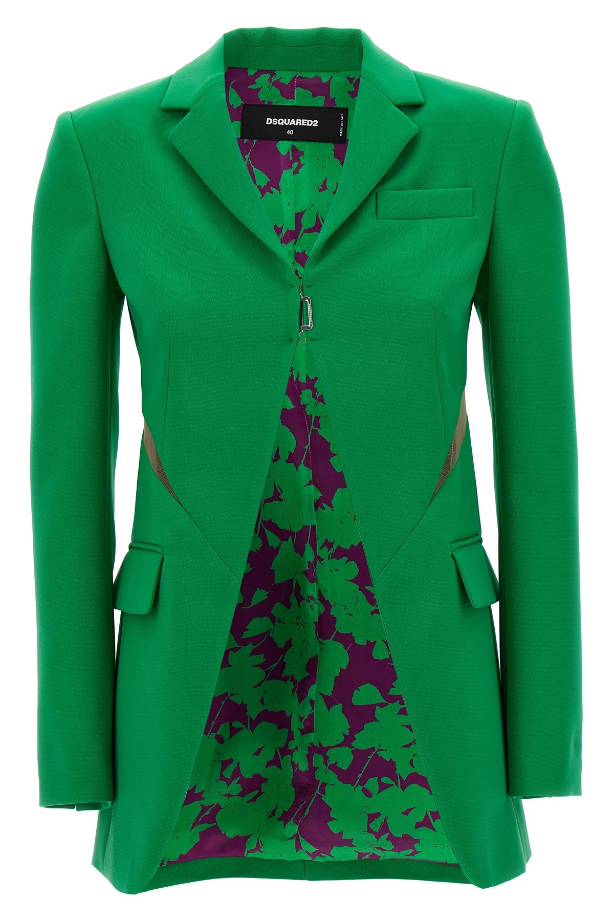 Tulle Insert Blazer Jacket - Size 44 IT