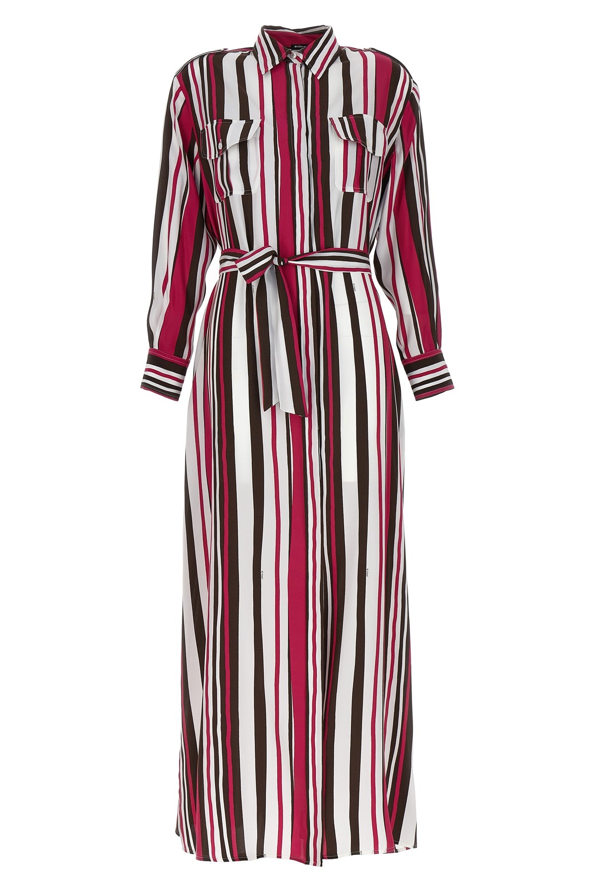 Striped Shirt Dress - Size 40 IT