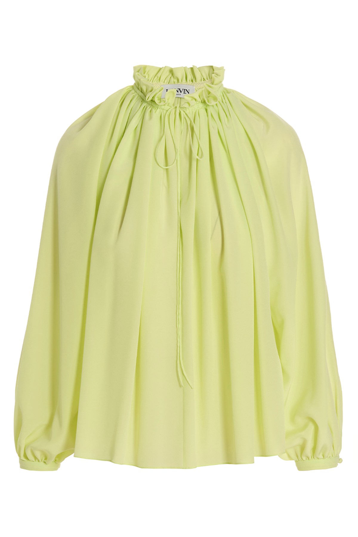 Lanvin Silk Bloshirt Shirt And Blouse Yellow
