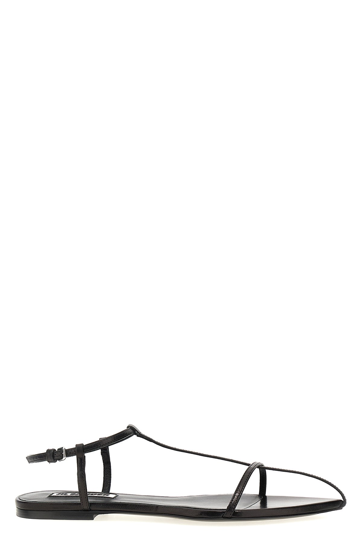 JIL SANDER JIL SANDER TOE LEATHER SANDALS 