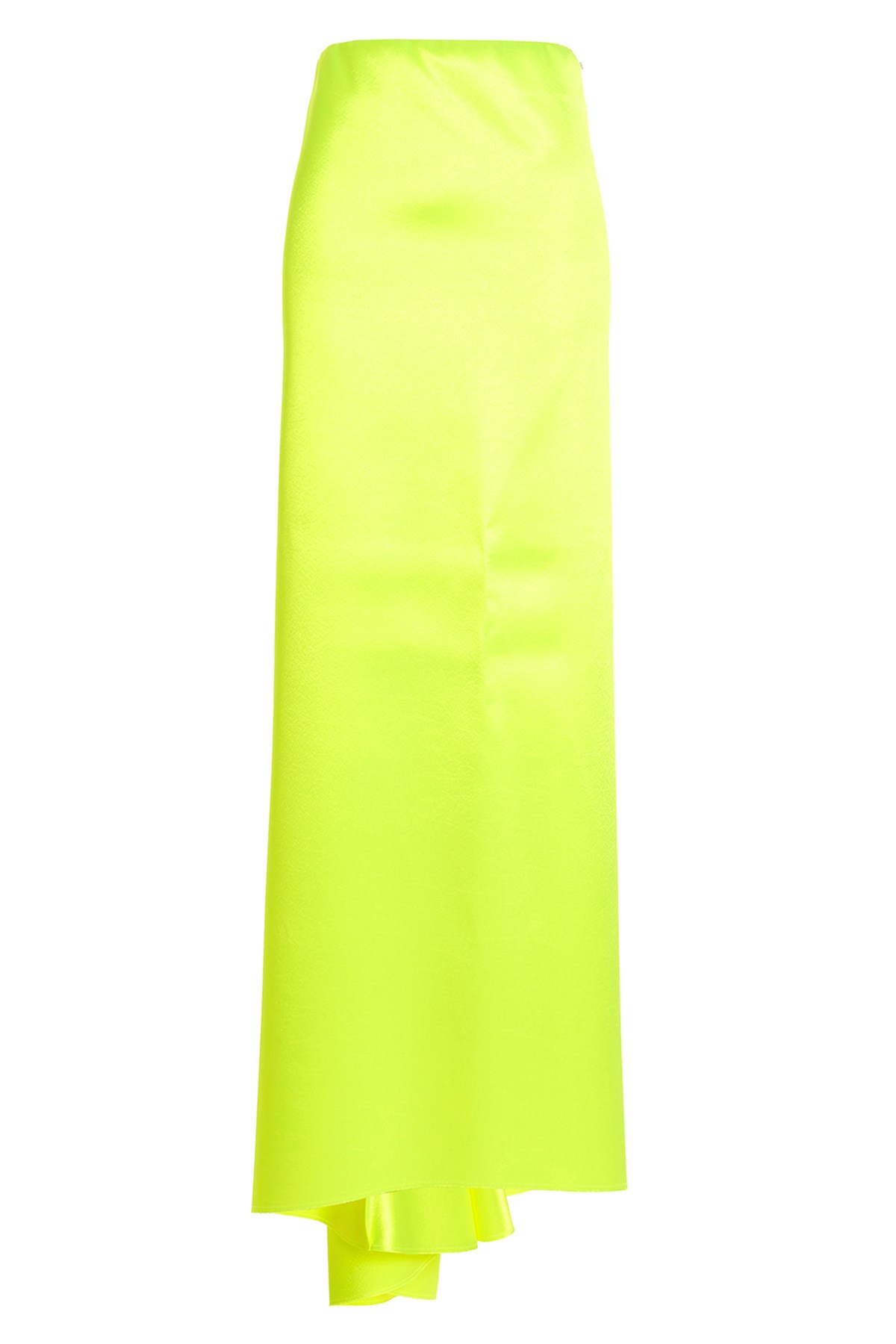 Sportmax Yellow Bustle Maxi Skirt