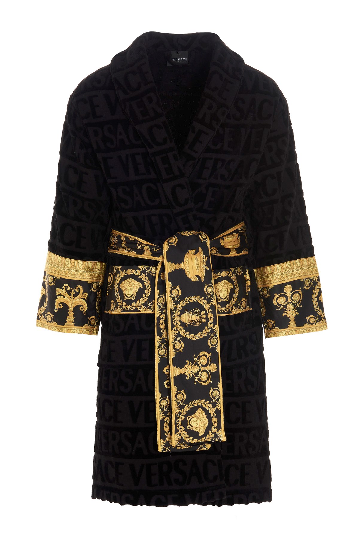 Embossed Logo Bathrobe