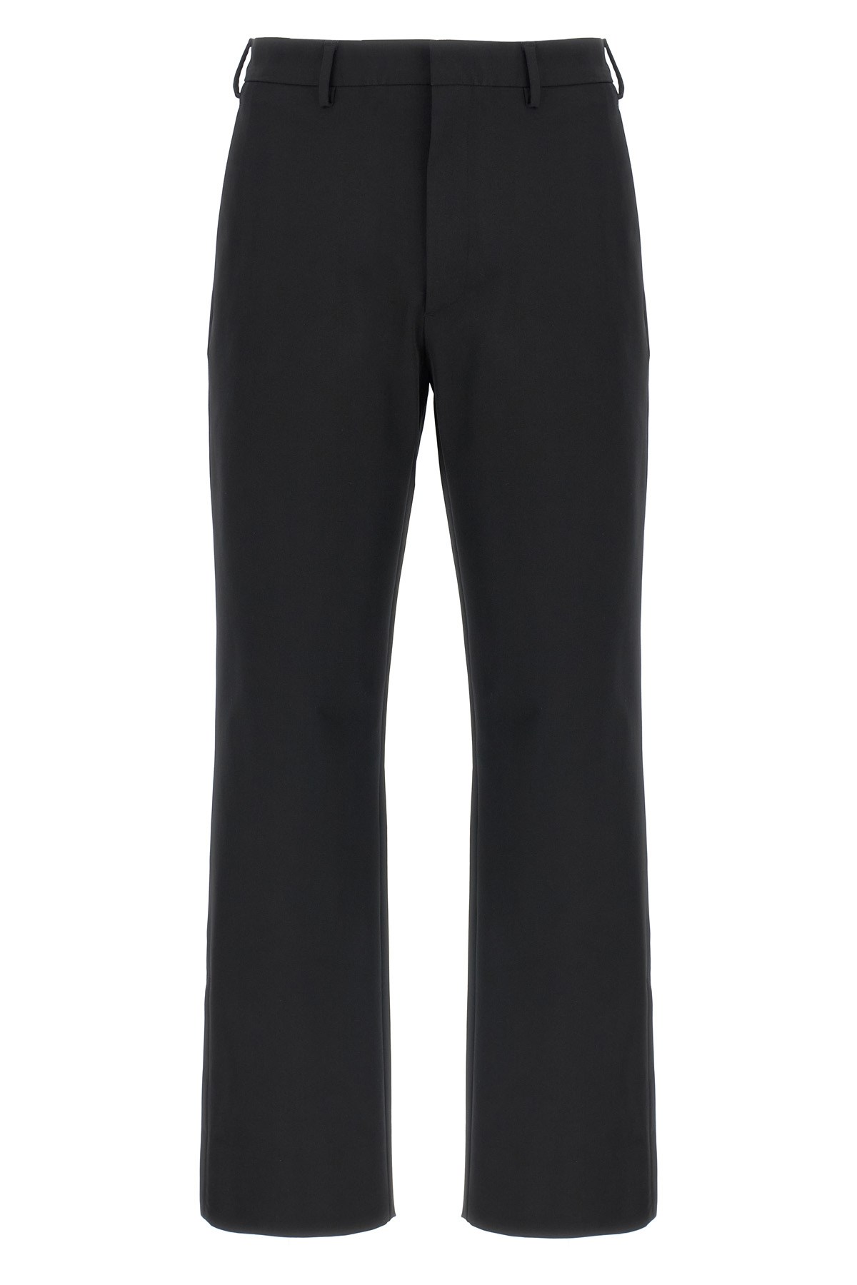 Prada Stretch Techno Pants In Black