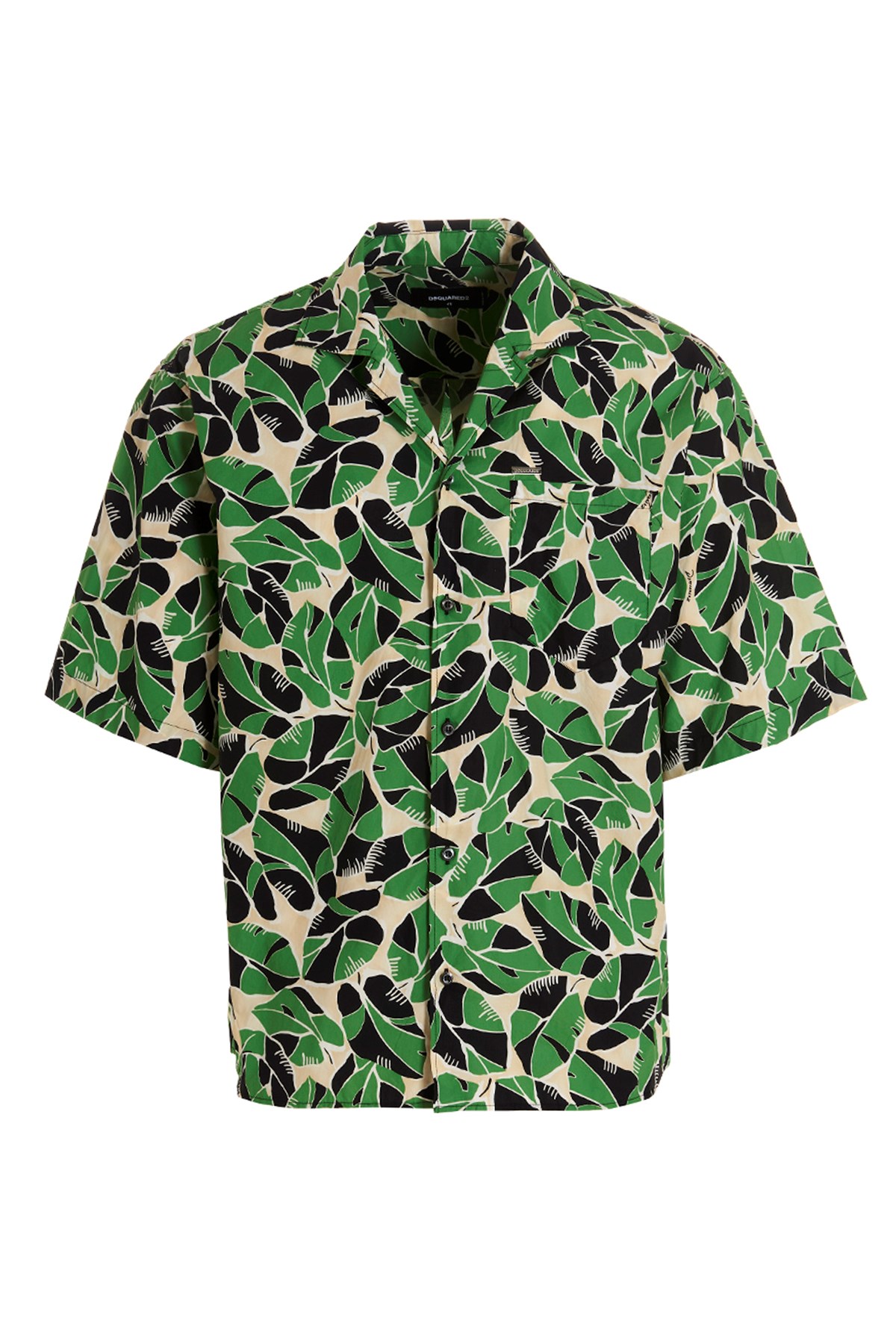 Dsquared2 Botanical-print Short-sleeved Shirt