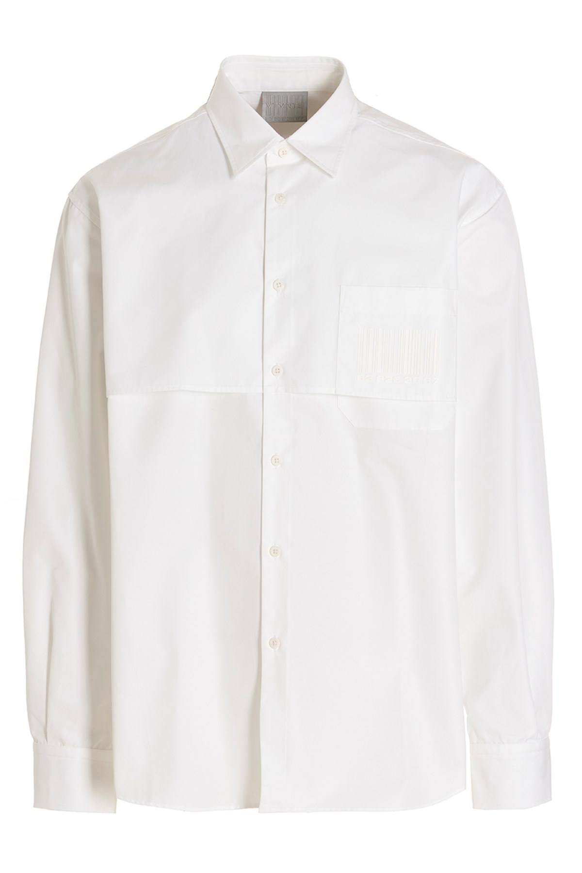 Vtmnts 'shirt Striped Collar Buttoned Pocket Front'