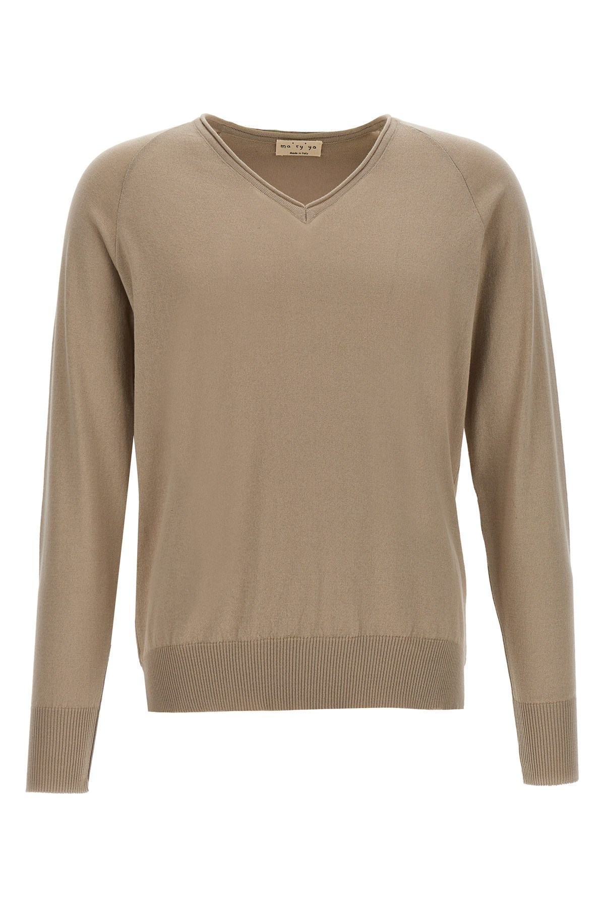Ma'ry'ya Beige Cotton Sweater