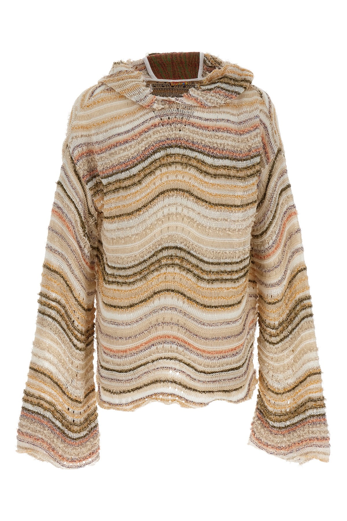 'Peacock Monster' Hooded Sweater - Size 2