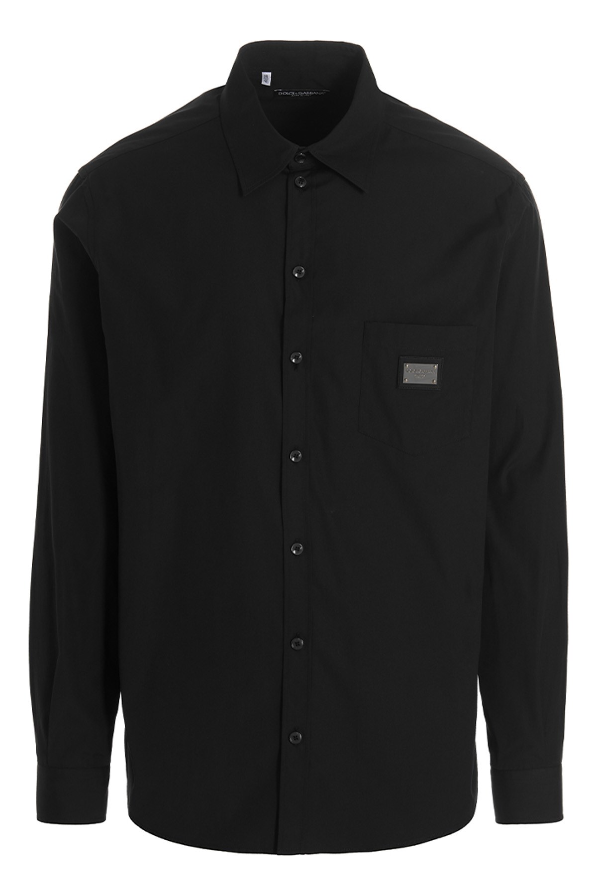 Dolce & Gabbana Logo-patch Button-up Shirt