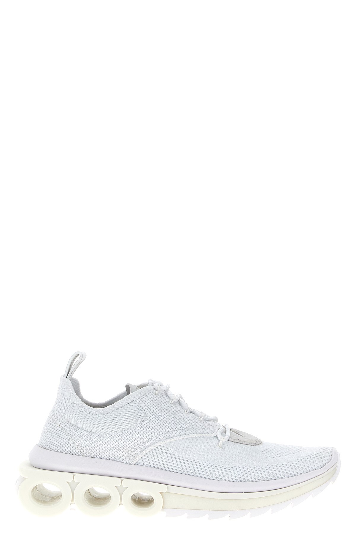Ferragamo Nima Skin Leather Running Sneakers