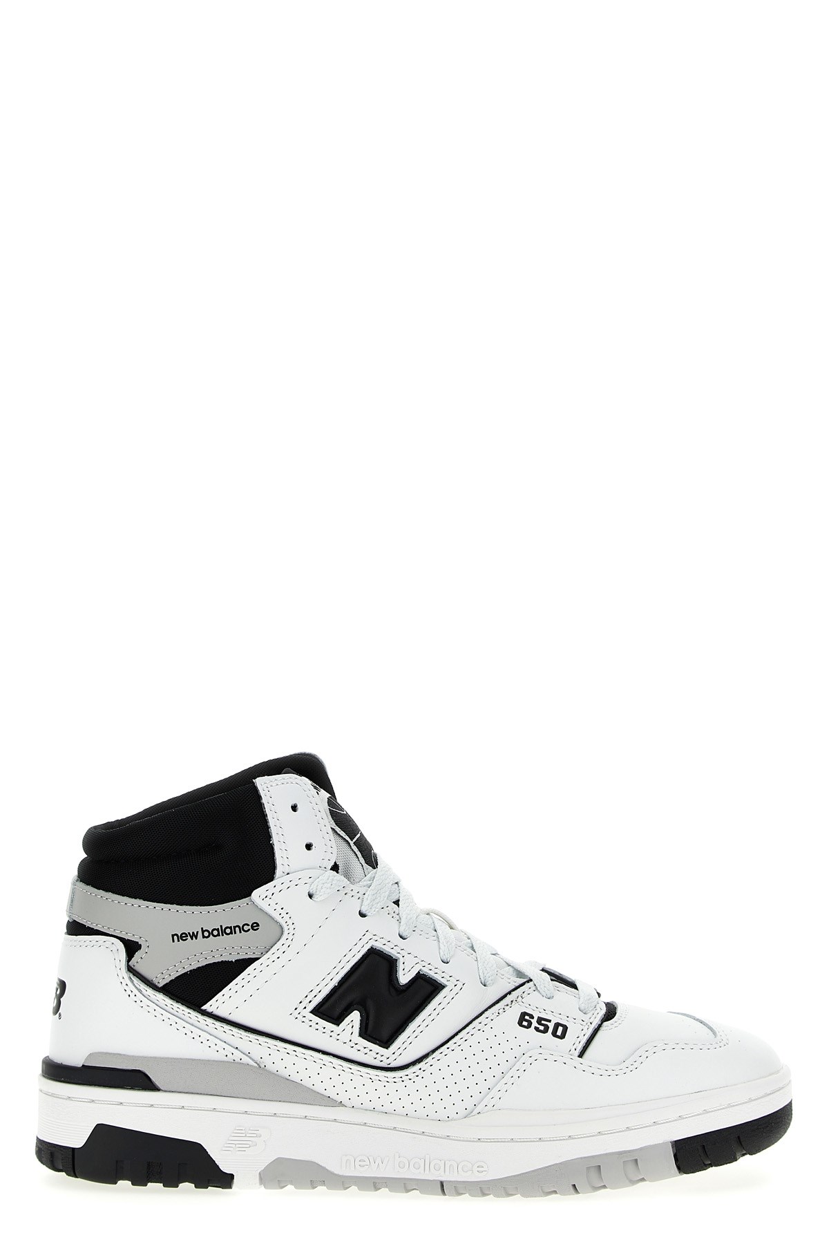 New Balance High-top Sneakers With Perforated Rubber Sole