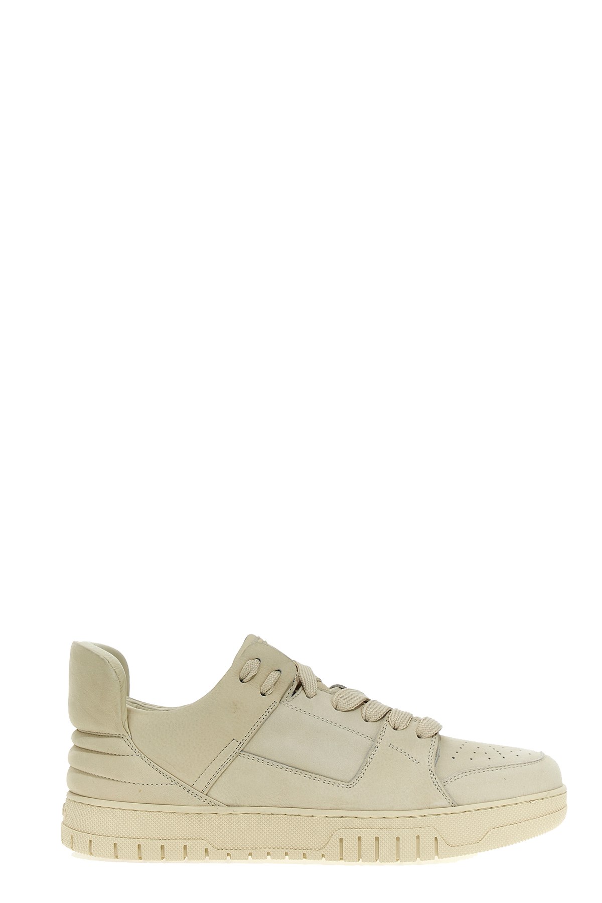 1989 Studio Leather Sneakers Featuring Perforated Detailing In White