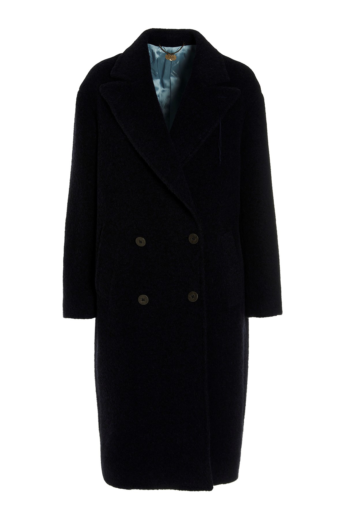 Maurizio Miri Double-breasted Maxi Coat With Button Closure