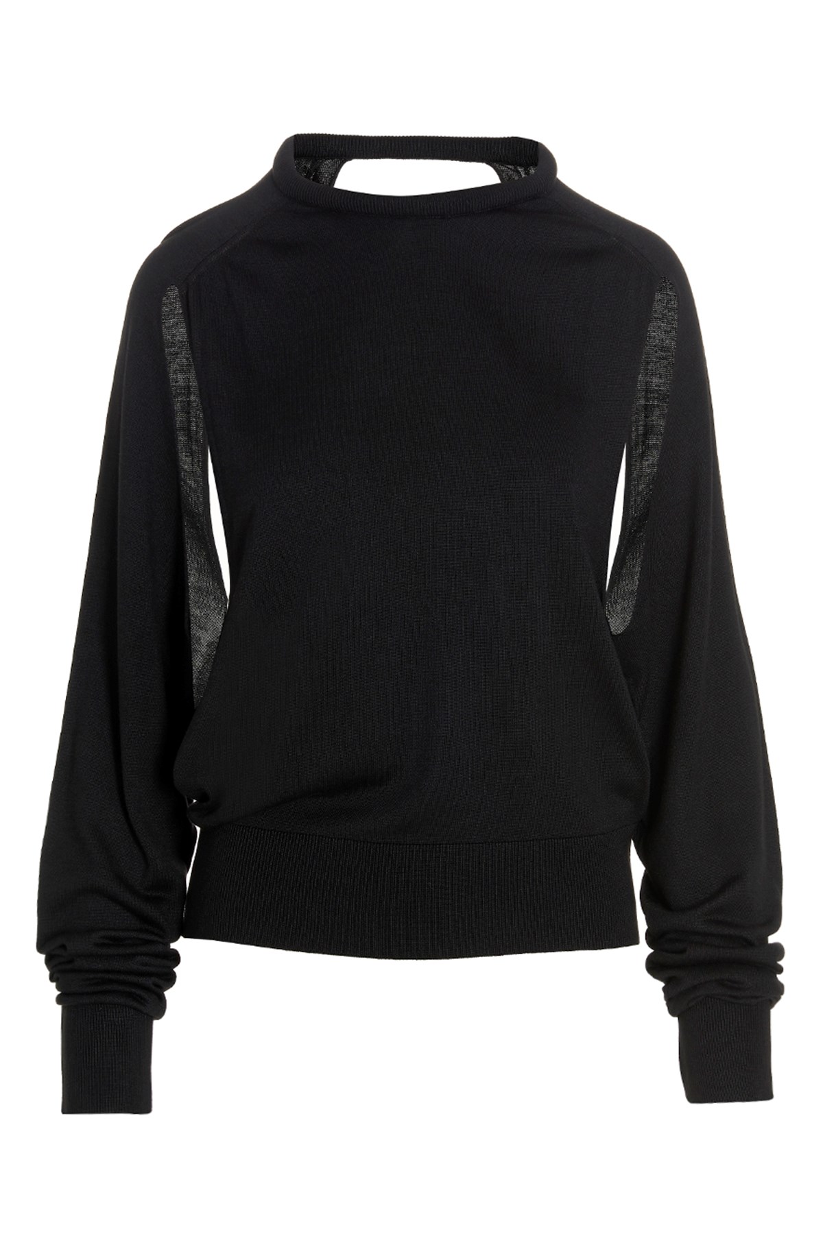Ramael Cut Out Insert Top Sweater Sweaters And Cardigans Black In Black